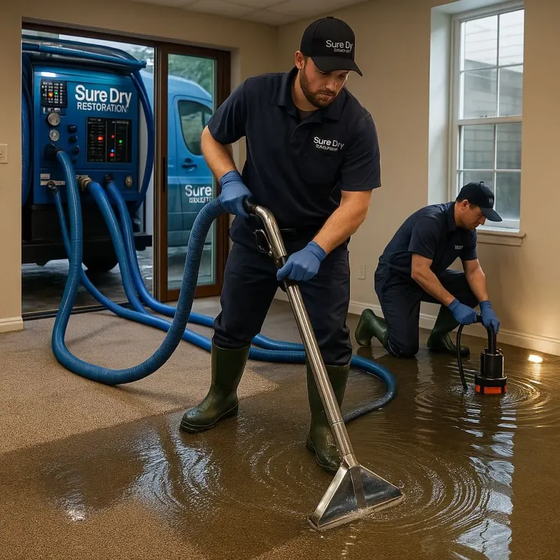 Water Extraction and Removal process in Middleville, MI